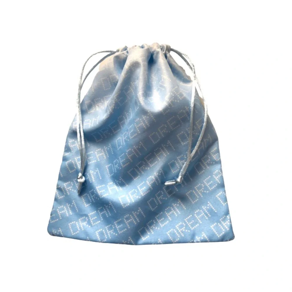 Softgirl Cosmetic Makeup Bag DREAM Ombré Light Blue Drawstring